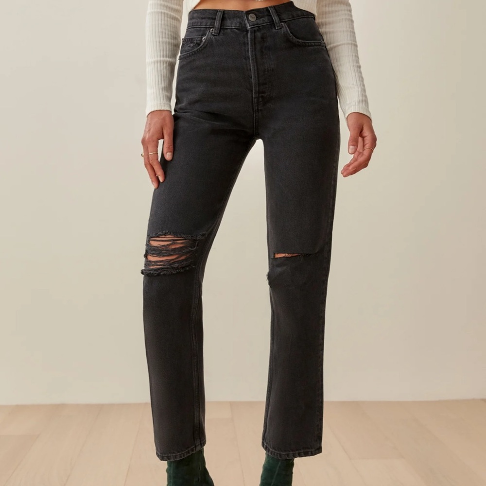 Reformation Cynthia Straight Jeans